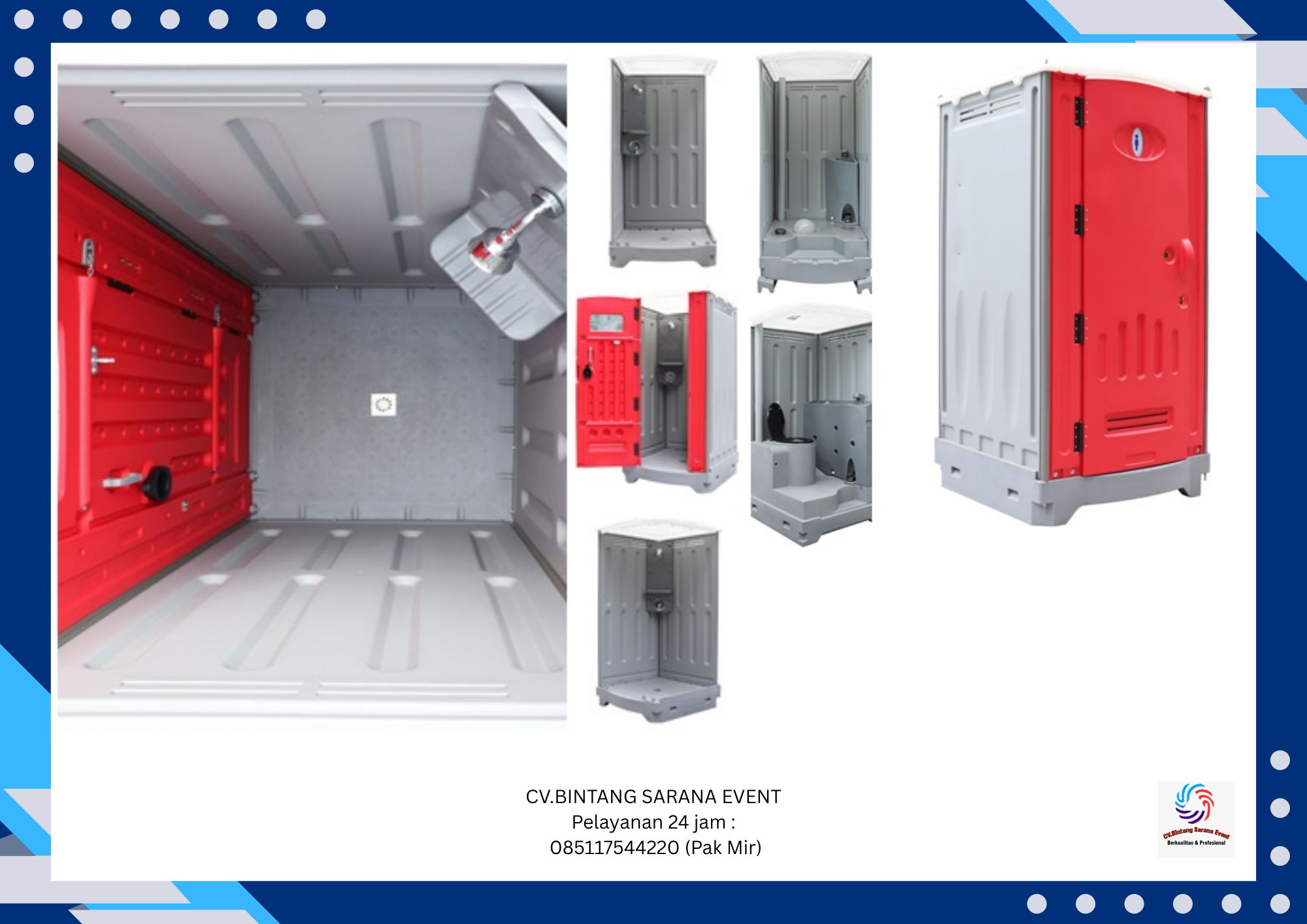 Sewa Toilet Type Portable VIP Dan Standar Jakarta