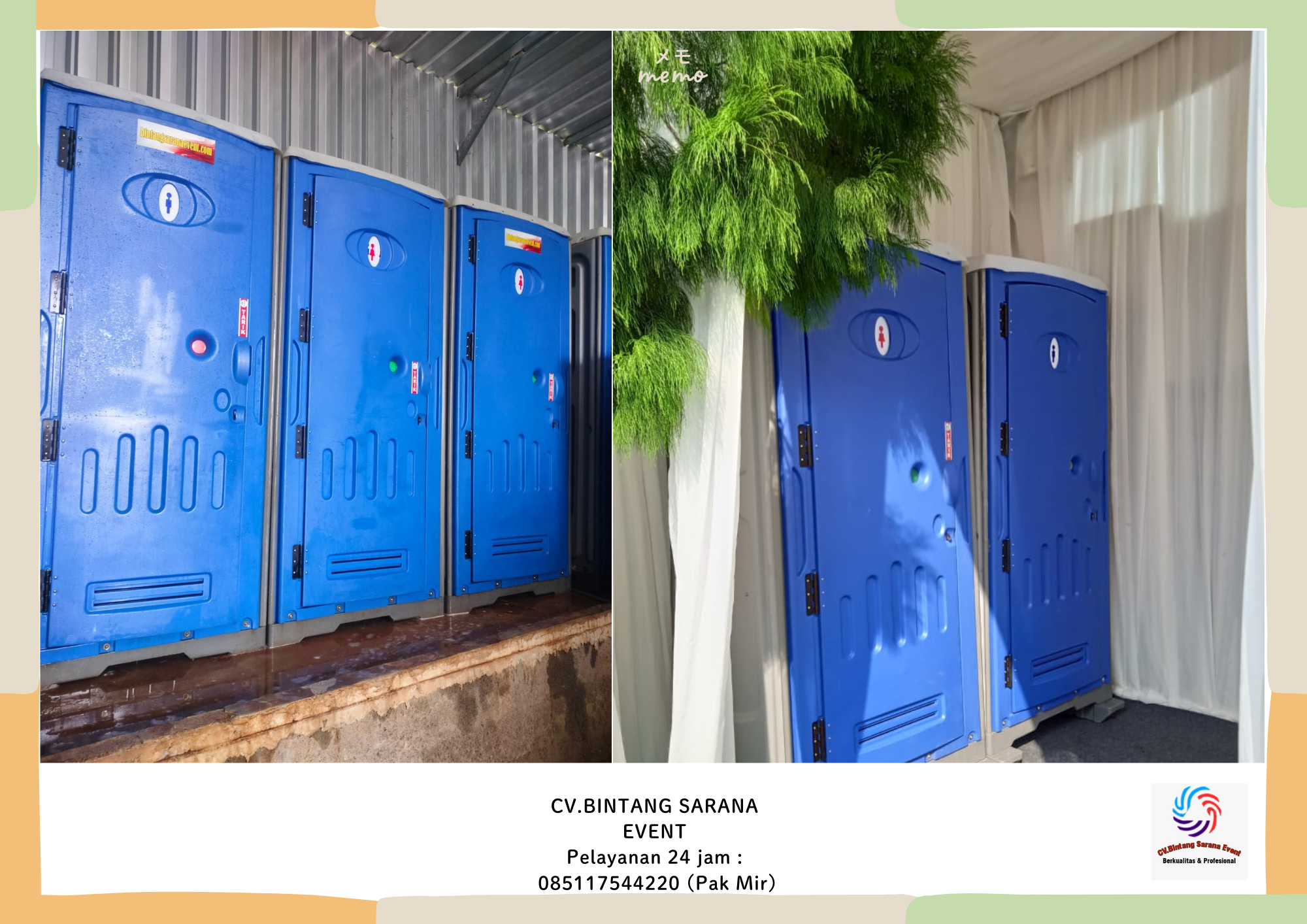 Rental Toilet Bersih Murah Jakarta