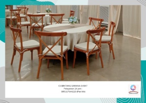 Sewa Kursi Cross Back Atau Kursi Silang Area Bogor