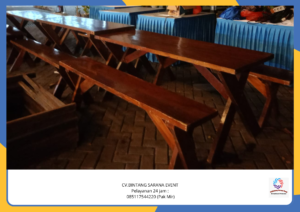 Sewa Meja Dan Kursi Taman Kaki Silang Area Bogor