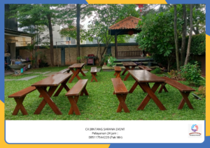 Sewa Meja Dan Kursi Taman Kaki Silang Area Bogor