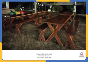 Sewa Meja Dan Kursi Taman Kaki Silang Area Bogor