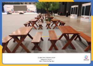 Sewa Meja Dan Kursi Taman Kaki Silang Area Bogor