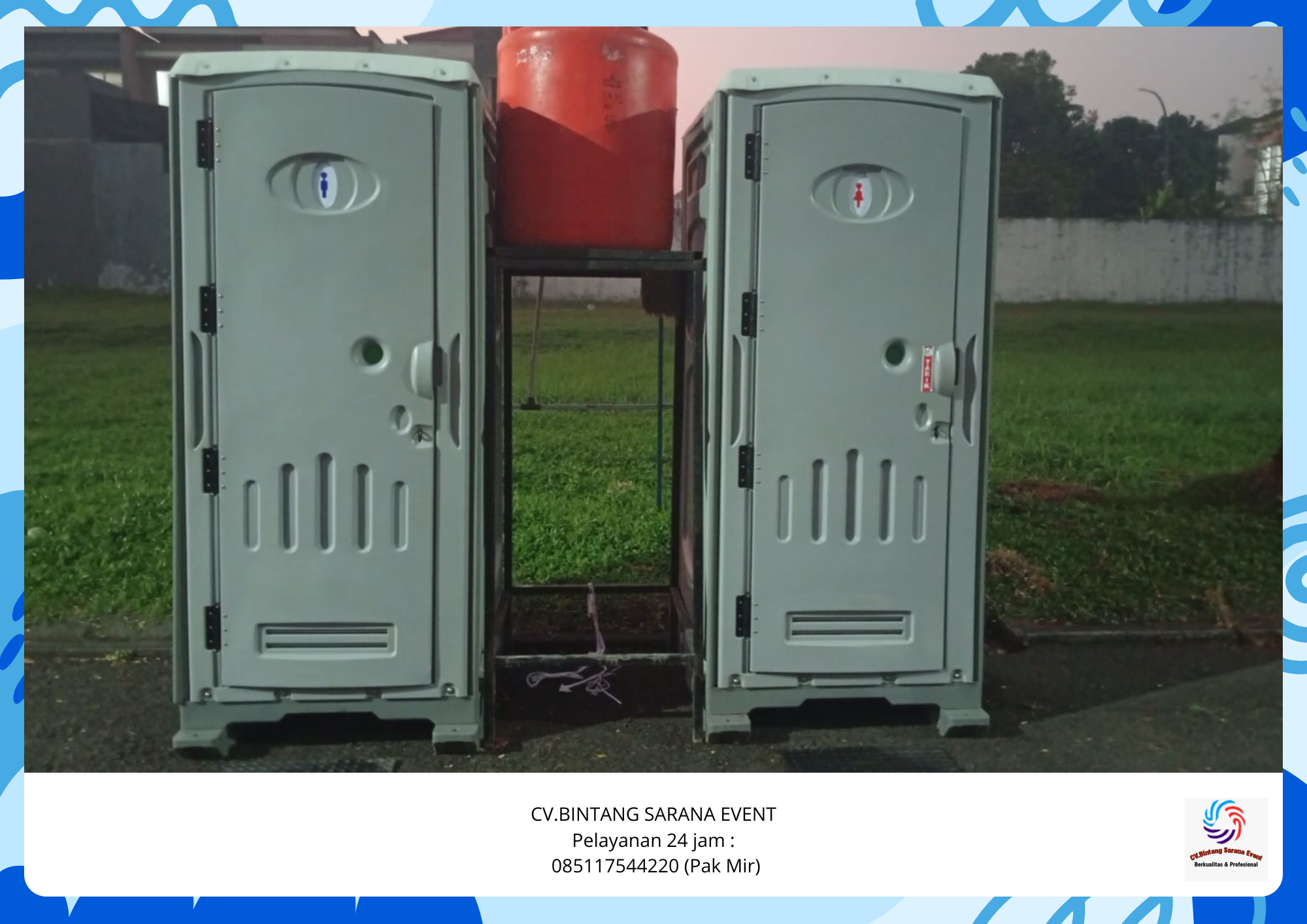 Sewa WC Portable Bersih Berkualitas Area Jakarta