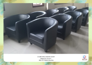 Rental Sofa Hitam Putih Area Cikarang Bekasi