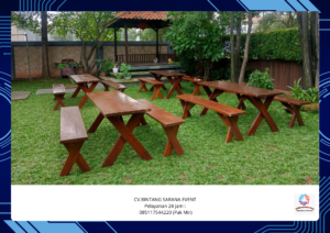 Sewa Meja Kursi Taman Berkualitas Area Depok