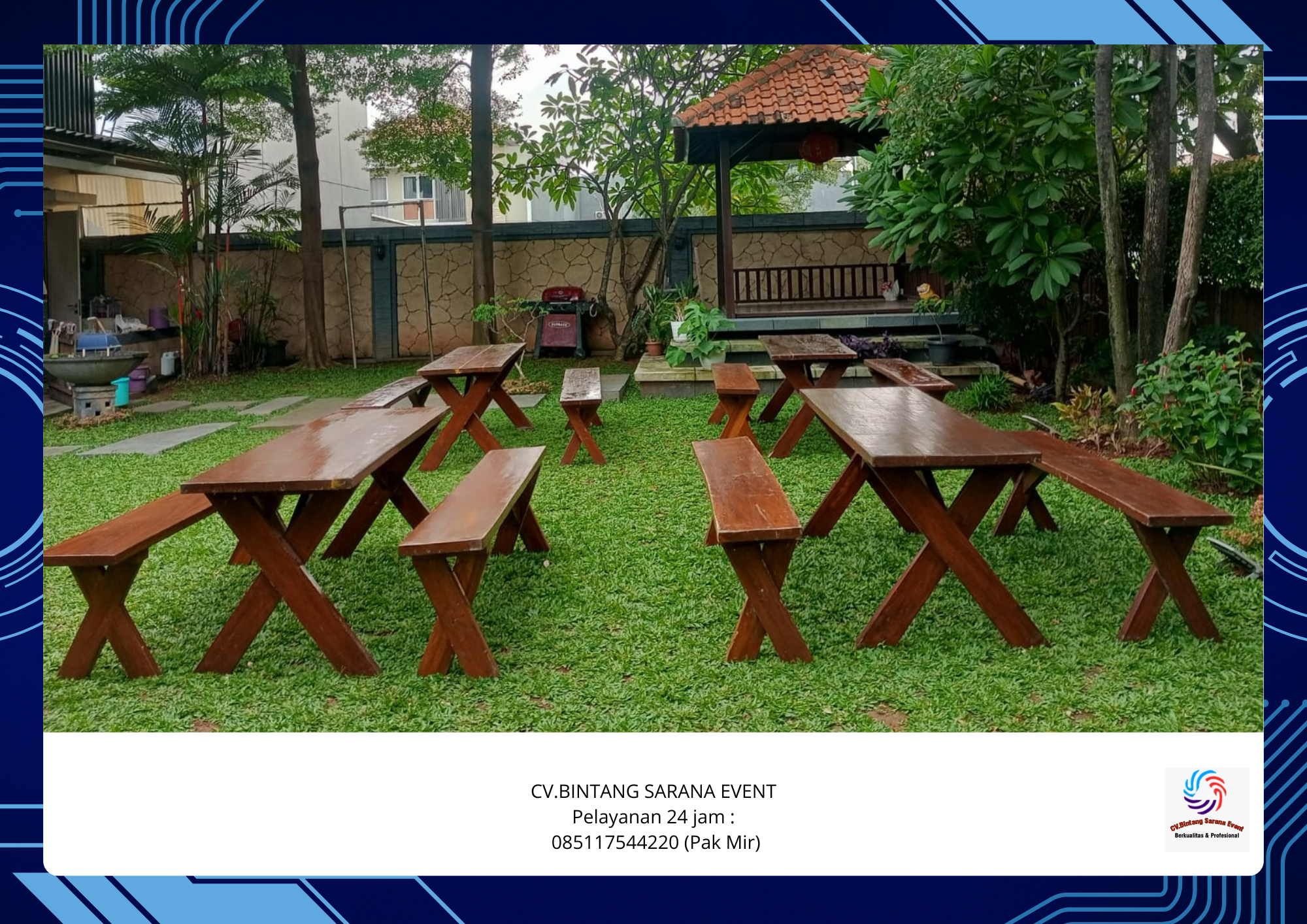 Sewa Meja Kursi Taman Berkualitas Area Depok