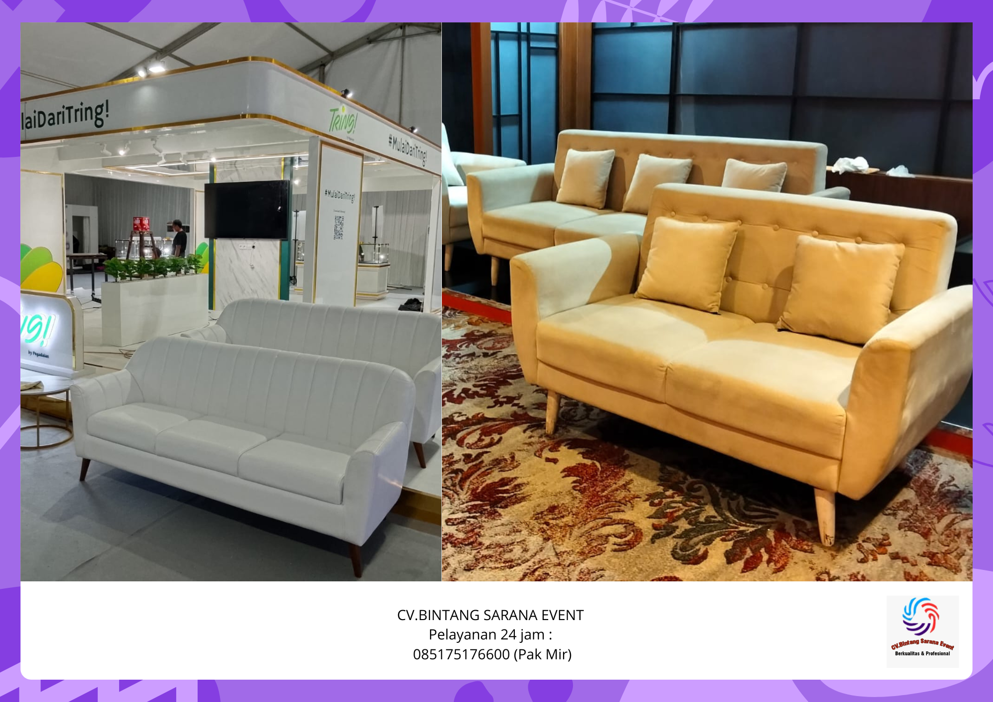 Sewa Sofa Aneka Warna Dan Model Sofa Terbaik Jakarta