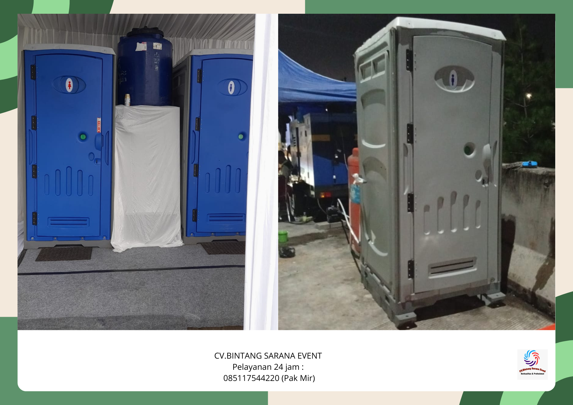 Sewa Toilet VIP Dan Standar Area Bekasi