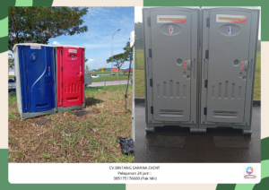 Sewa toilet portable VIP bersih area PIK 2