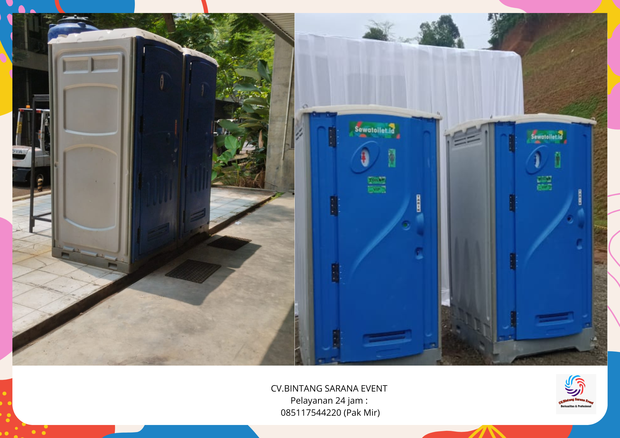 rental Toilet Portable Area Jakarta Barat
