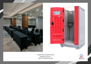 Rental Meja Ibm Plus Cover Dan Toilet Portable Bogor