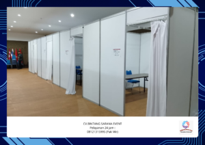Rental Partisi Pembatas Ruang Dan Toilet Portable Depok