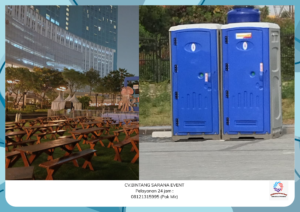 Sewa Bangku Meja taman Dan Sewa toilet Portable Depok