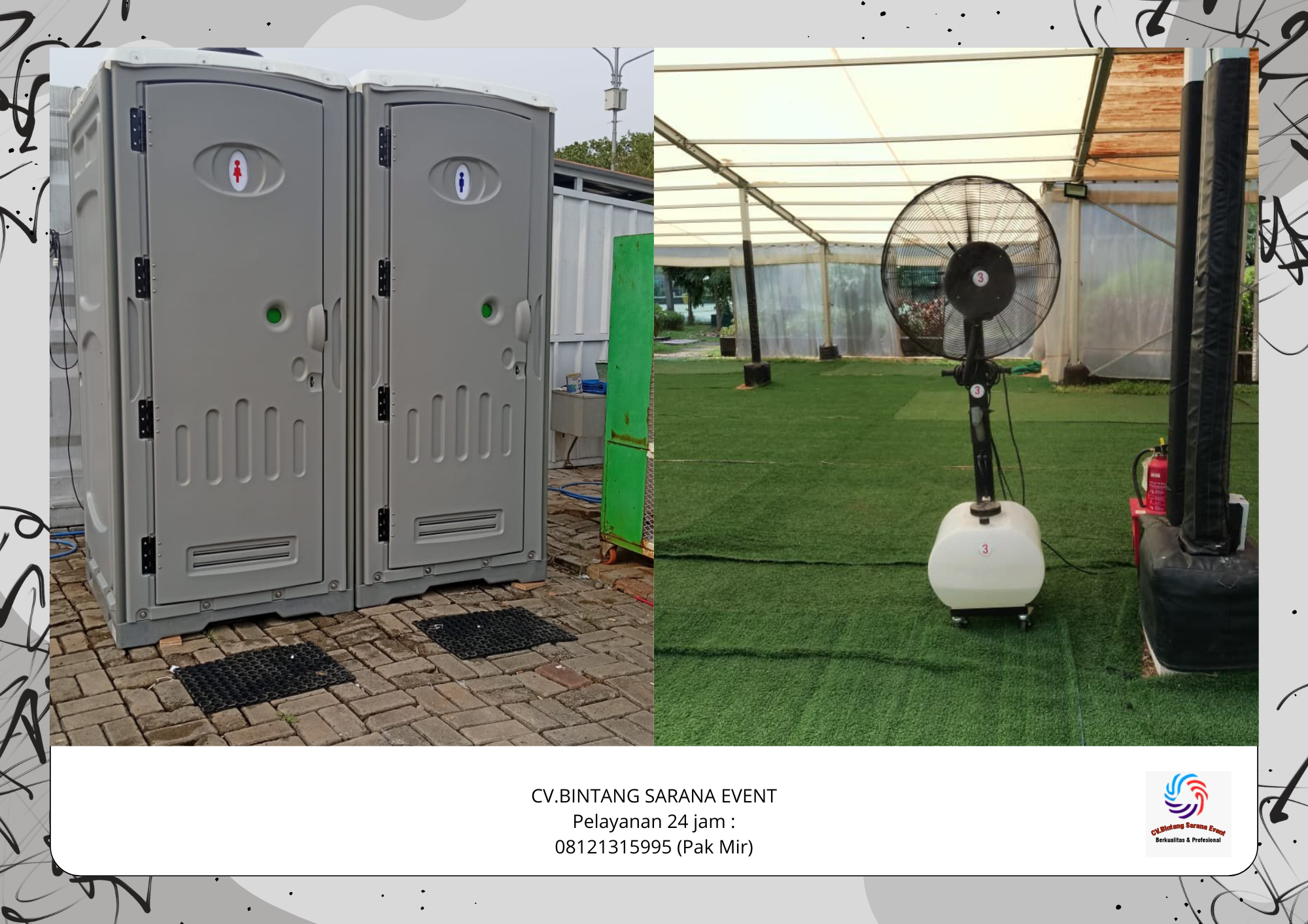 Sewa Toilet Portable Dan Misty Cool Blower Uap Air Jakarta Sewa Toilet Portable Dan Misty Cool Blower Uap Air Jakarta