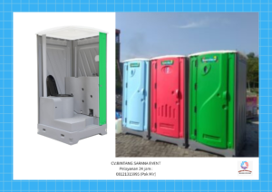 Sewa Toilet Portable Dan Sewa Tirai Filamin gold Jakarta