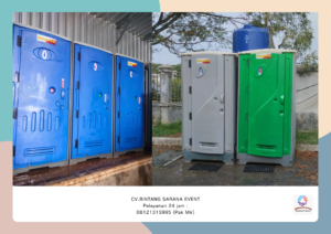 Sewa toilet Portable Closet Duduk VIP Area Jakarta