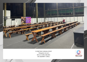 Rental Bangku meja Taman Out door Dan Toilet Portable Jakarta