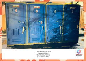 Rental Portable toilet Dan white tiffany chairs Tangerang Selatan