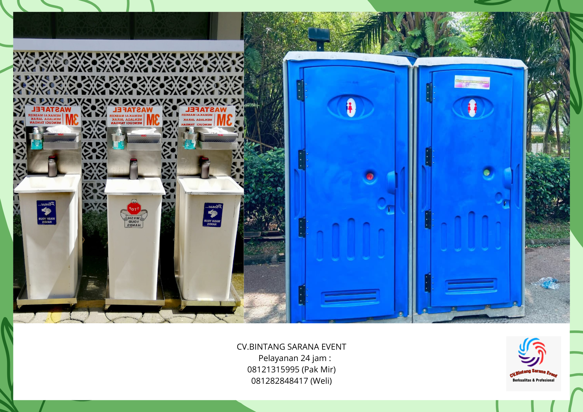 Rental Wastafel Dan Toilet Portable Teluk jambe Karawang