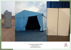 Sewa Portable Toilet VIP Dan Tenda Roder Partisi Jakarta