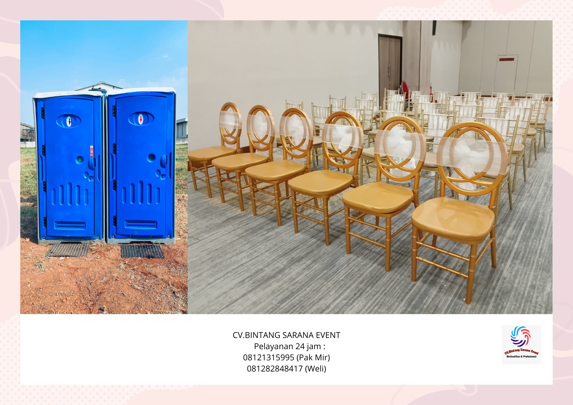 Sewa Toilet Portable Dan Kursi olivia gold Bekasi
