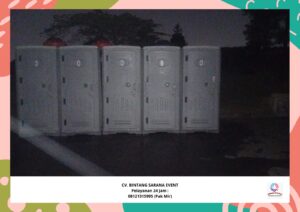 Sewa kursi event type susun stainles dan toilet portable area bekasi