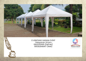Rental Tenda Bazar Putih Dan Toilet Portable Area Depok