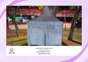 Rental Tenda Sarnafil Putih Dan Toilet Portable Area Jakarta