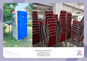 Sewa Kursi Susun Polos Dan Toilet portable Tangerang Selatan