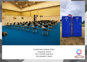 Sewa Kursi Kuliah Toilet Portable Karawang