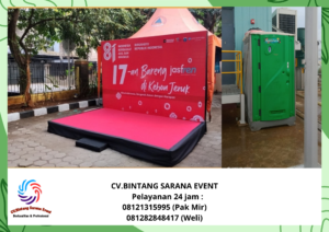Sewa Toilet Portable Backdrop Panggung Tangsel 085117544220