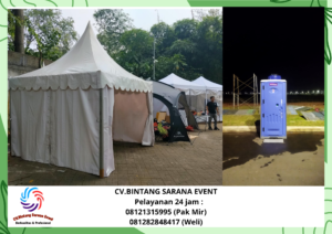 Sewa Toilet Portable Tenda Bazar Putih Tangerang Selatan 085117544220