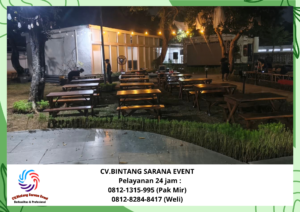 Rental Meja Kursi Taman Dan Toilet protable Karawang Barat