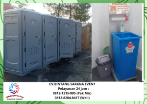 Rental Toilet Portable Dan Wastafel Portable PIK 2 0812-1315-995