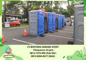 Jasa Sewa Toilet Portable Dan tirai Filamin Putih purwakarta 08121315995