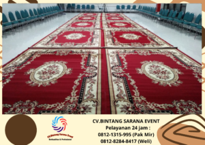 Rental Karpet Permadani Merah Dan Toilet Portable Cikarang 08121315995