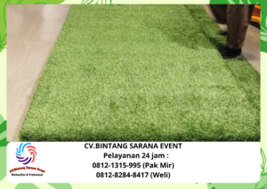 Rental Panggung Karpet Rumput Sintetis Dan toilet Portable Jakarta 08121315995