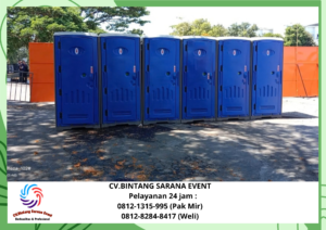 Rental Toilet Portable Dan Bak Sampah Cikarang 08121315995