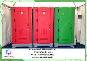 Rental Toilet Portable Dan Sofa Putih Single Seater Tangerang