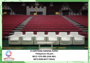Rental Toilet Portable Dan Sofa Putih Single Seater Tangerang
