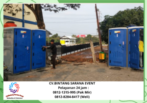 Rental Toilet Portable Dan Sofa Putih Single Seater Tangerang