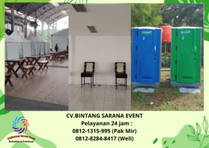 Rental Toilet portable & meja kaca Rias Dan Meja Kursi taman cikarang 08121315995