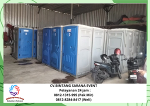 Sewa Toilet Portable Dan Tenda Kerucut Sarnafil Bekasi 08121315995
