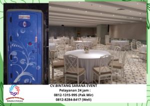 Sewa Toilet portable Dan Kursi Tiffany Depok 0812-1315-995